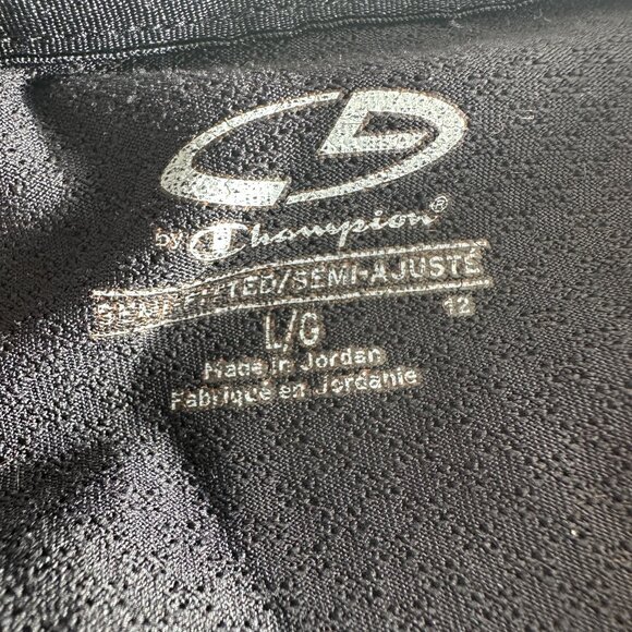 Champion woman's semi fitted gray long sleeve athletic shirt - size large - Picture 4 of 7